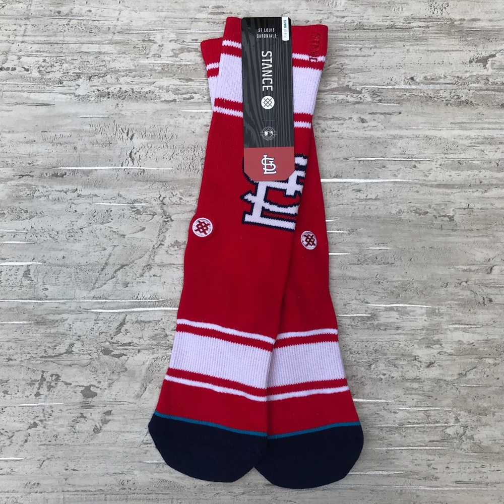 Stance MLB Saint Louis Cardinals Crew Socks - Picture 8 of 16